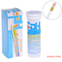 DONGLIONG แถบกระดาษตรวจสอบค่า Ph บรรจุขวด150ช่วง Ph 4.5-9.0สำหรับการระบุน้ำลายในปัสสาวะ