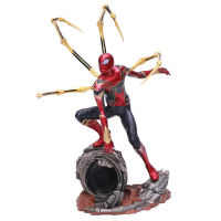 Iron Spider Man Action FIGURE Super HERO ของเล่น Joint movable ตุ๊กตา Creative Present ชั้นวางหนังสือ ornament