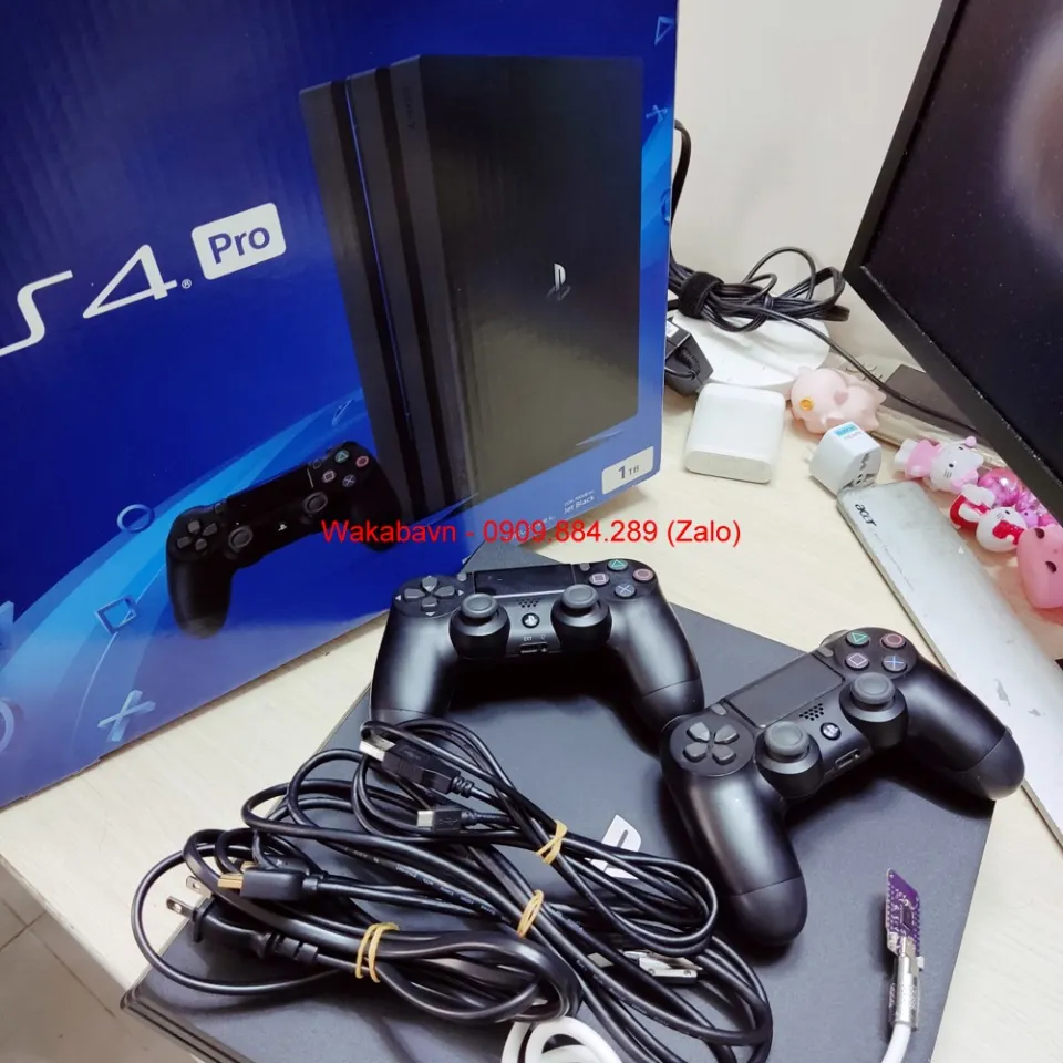 Máy game PS4 PRO 1TB FW9.00 cài sẵn 16-20 game tiếng Việt tem zin