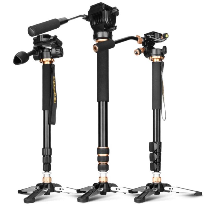 qzsd-q158b-ขาตั้งกล้องแบบพกพาขาตั้ง-monopod-ท่องเที่ยวแบบขาเดียวสามารถตั้งได้กับขาตั้งกล้องหมุนได้360องศาสำหรับกล้องดิจิตอล-slr