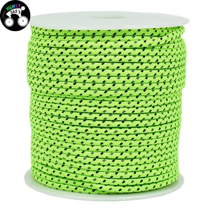 Outdoor 50m Reflective Survival Rescue Umbrella Rope Camping Paracord ...