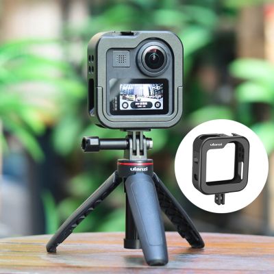 กรงนกโลหะขนาดเล็กเติม GM-3สำหรับ Gopro MAX เคสป้องกัน Vlog สำหรับกล้องพาโนรามารองเท้าเย็นอุปกรณ์ตกแต่ง