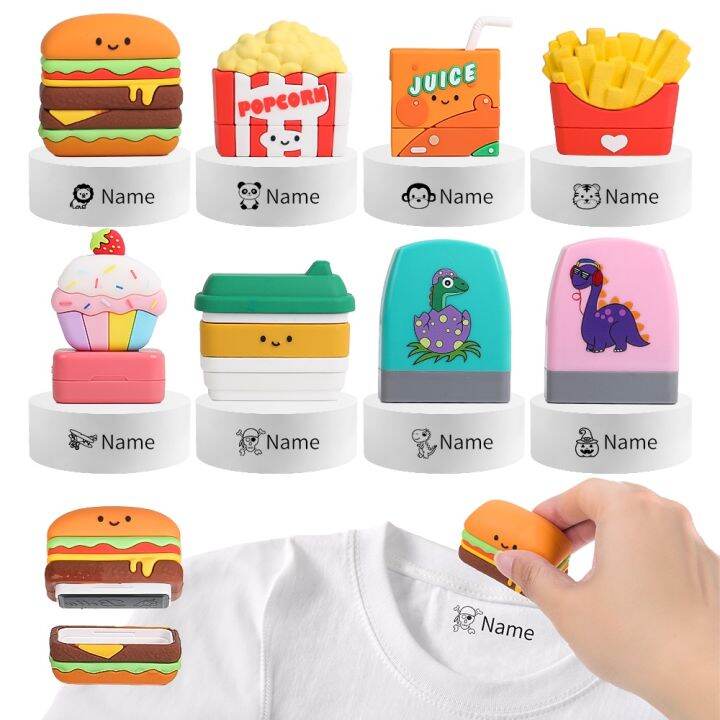 Customized Personalized Kid Name Stamp Waterproof Name Seal Clothes