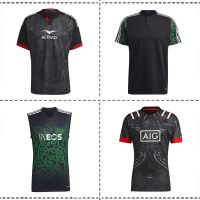 2017-2022 New Zealand Maori All Blacks Home Rugby Jerseys Singlet Maori All Blacks Rugby Polo Shirt Size S--5XL