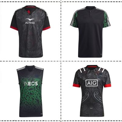 All Home Rugby Shirt New [hot]2017-2022 Blacks Maori Jerseys Blacks Maori Rugby Zealand size Singlet S--5XL Polo All