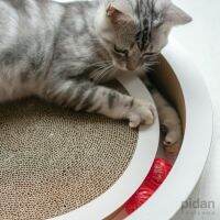 TCN ของเล่นแมว ที่ลับเล็บพร้อมรางบอลลายหินอ่อน pidan cat scratcher with toy balls คอนโดแมว  ของเล่นเหมียว