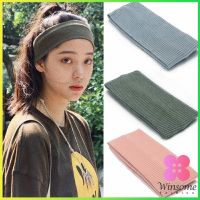 Winsome ผ้าคาดผม แบบดูดซับเหงื่อ ทรงสปอร์ต  ที่คาดผมแฟชั่น sports hair band