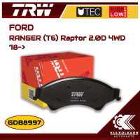 ผ้าเบรคหน้า TRW สำหรับ FORD RANGER (T6) Raptor 2.0D 4WD 18-&amp;gt; (GDB8997)