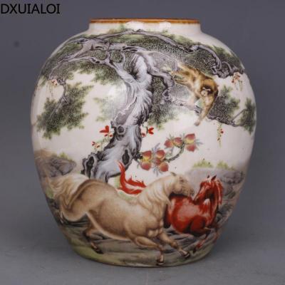 Qing Dynasty Guangxu famille rose immediay sealed Hou pattern date vase antique porcelain Chinese ornaments DXUIALOI