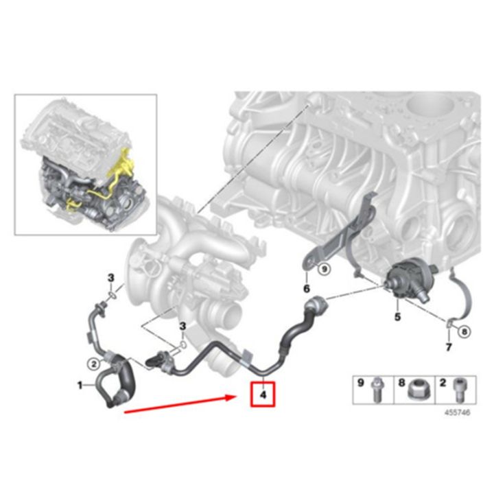 1-pack-turbocharger-coolant-return-line-new-for-bmw-f20-f30-g30-x3-x4-125i-330i-11537643226