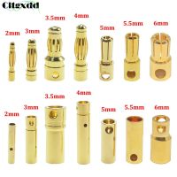 2mm 3mm 3.5mm 4mm 5mm 5.5mm 6mm RC Battery Gold-plated Bullet Banana Plug High Quality Male Female Bullet Banana Connector