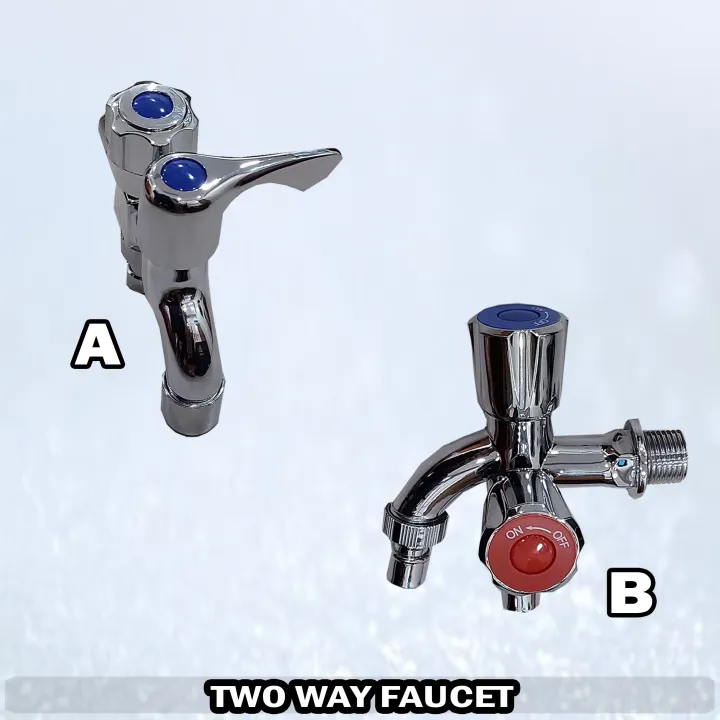 Sink faucet, two-way washing machine faucet, dalawang switch, doble-out ...