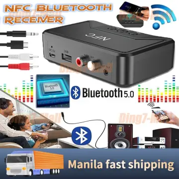 Wireless Bluetooth 5.0 Transmitter A2DP Audio RCA to 3.5mm AUX + USB  Adapter 