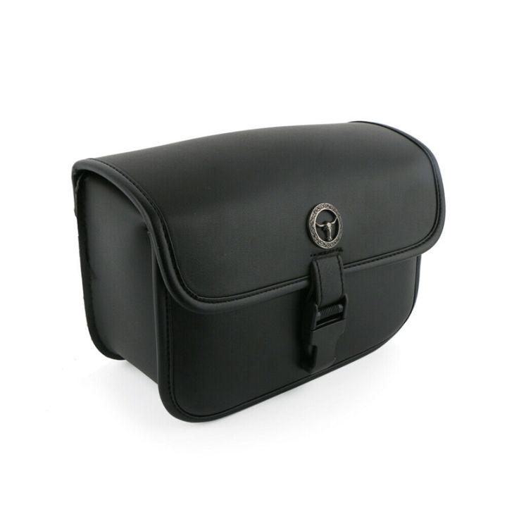 กระเป๋าทรงอานม้าสีดำสำหรับ-harley-davidson-sportster-xl883-1200