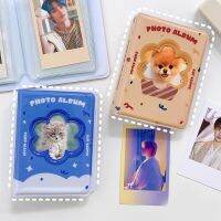 Cute 3 inch Photo Album Creative Flower Hollow Card Holder Korean Style Star Chasing Album INS Quality Storage Album 40 Grids