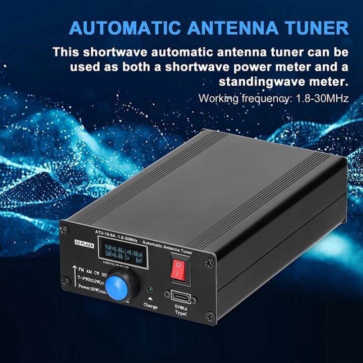 atu-10-0a-aluminum-alloy-shortwave-antenna-tuner-20w-1-8-30mhz-shortwave-power-meter-standing-waves-meter