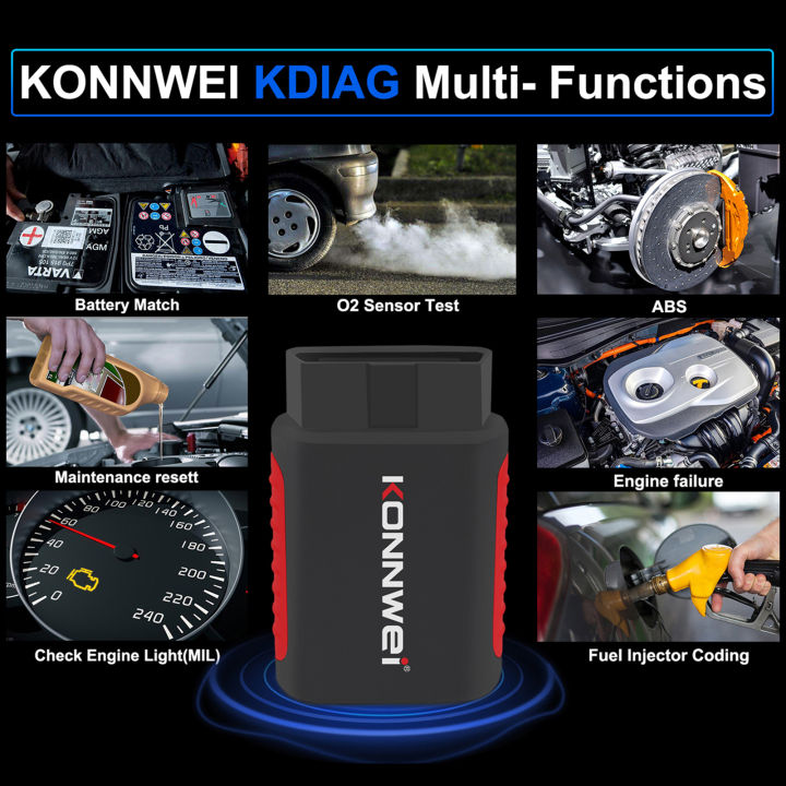 เครื่องสแกนเนอร์-konnwei-kdiag-bt-obd-แบบมืออาชีพเครื่องมือการวินิจฉัยสำหรับทุกระบบรถยนต์