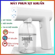 Súng Phun Khử khuẩn Cầm Tay NANO Máy Xịt Khử Khuẩn K5 Pro 8 Mắt Tia Cực