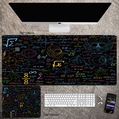▨☎ Blackboard Graffiti Printing XL Mouse PadGamer Accessory Hot Large Computer Lock Edge Keyboard Mat Strange thing Dropshipping