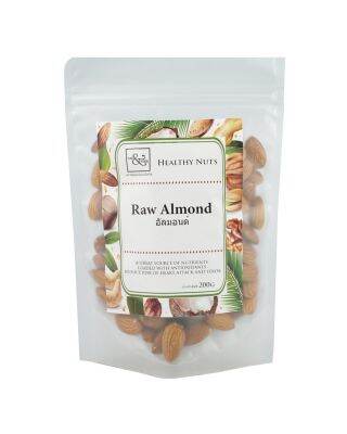 Mr. &amp; Mrs. Raw Almond เมล็ดอัลมอนต์ (200 gm)