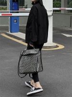 GOYARD กระเป๋าเป้สะพายหลังความจุขนาดใหญ่ของผู้หญิง,2023ใหม่กระเป๋าเป้สะพายหลังแบบช่องฝรั่งเศสยอดนิยมกระเป๋าเอกสารแบบพกพา