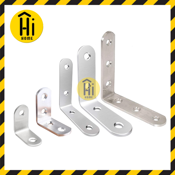 Stainless Steel SUS304 Corner Bracket Right Angle L Bracket For Shelves ...