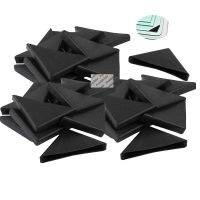 400Pcs/Lot Black Plastic Shape Triple Tile Marble Sheet Panel Glass Corner Protector Cushion Packing