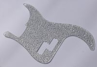 KR- Silver Sparkle P Bass Pickguard Scratch Plate for USA FD Precision Bass