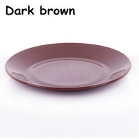 Colorful Plates Food Snacks Dishes Cookies Trays Food Grade PP Saucer Salad Fast Party Saucer Picnic Dishes Dinnerware 2pcsset