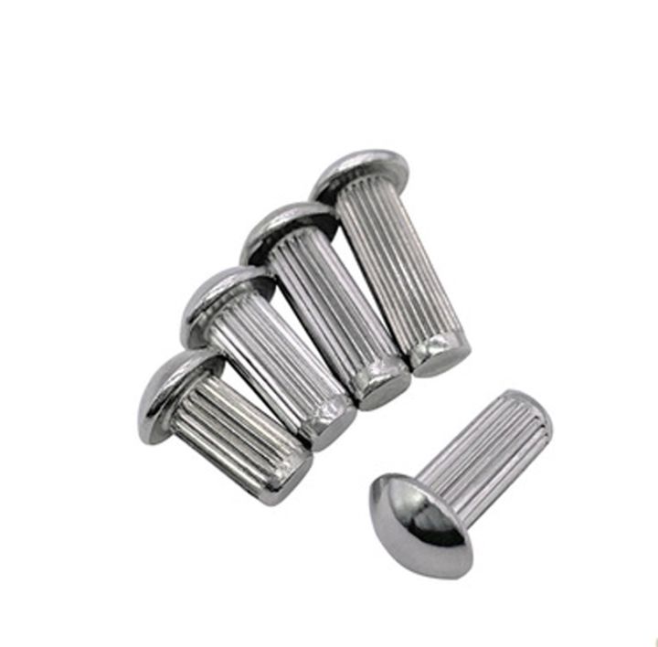 haotao-hardware-102pcs-m2-m2-5สแตนเลส304ครึ่งรอบหัว-knurled-rivets-pan-หัว-riveting-hand-percussion-rivet-gb827-3มม-12มม-ยาว