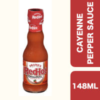 Franks Red Hot Original Sauce 148ml ++ แฟรงค์ซอสเรดฮอท ออริจินัล 148 มล