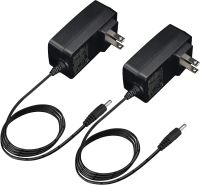 12Vdc 3A/3000mA 6-foot power adapter, 100-240V 50/60Hz AC to DC 36W wall charger, suitable for 12V devices such as LED light strips, CCTV cameras, routers, BT speakers, DVR, NVR, etc., ETL FCC (6F) t-line, 20AWG)A7141 US EU UK PLUGk Optional