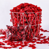 Wholesale 7000pcsBag 500G 5*5CM Big Rose als for Wedding De Rose Mariage Romantic Artificial Rose Flower als