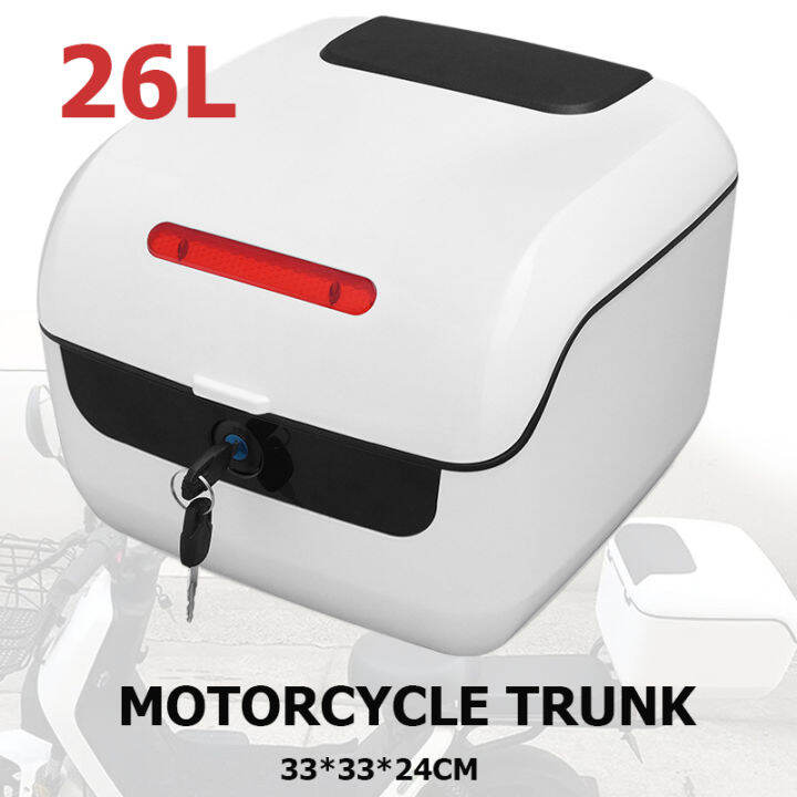 Motorcycle Trunk General Purpose Storage Box Waterproof 26L Large