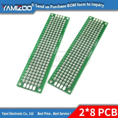 【YF】◆∏☼  5pcs 2x8cm 2x8 Side Prototype PCB Diy Printed Circuit Board