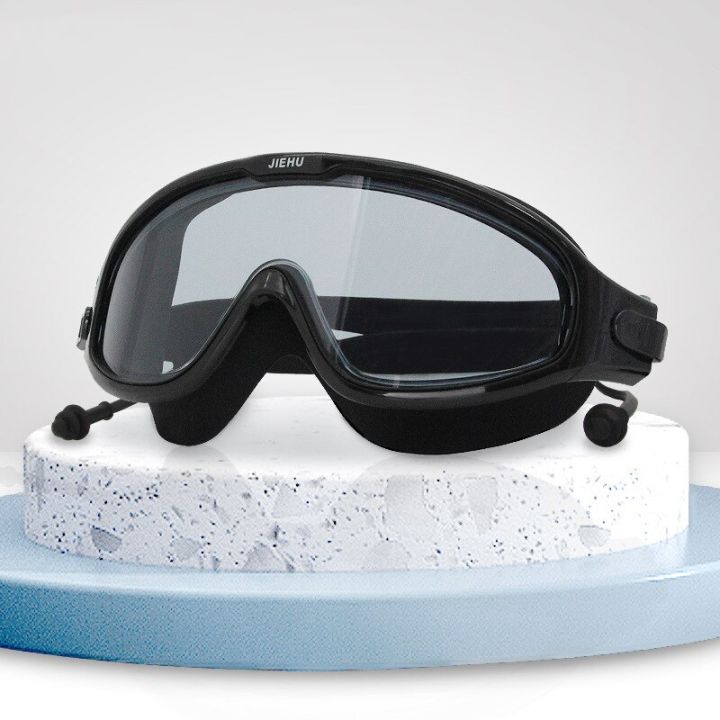 แว่นตาหน้ากากดำน้ำแว่นตาว่ายน้ำป้องกันการเกิดฝ้า-uv-แว่นตาปรับได้สำหรับเล่นกีฬาทางน้ำในสระว่ายน้ำกันน้ำสำหรับผู้ใหญ่