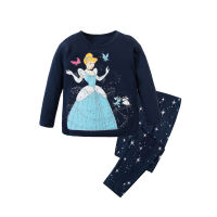 Long Sleeve Cotton Girls Princess Pajamas Baby Girl Pyjamas Pijamas Girls Kids Christmas Pajamas Pijama De Unicornio Kids PJS