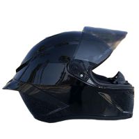 สปอยเลอร์ Gpr สำหรับหมวก Casco Seluruh Wajah หมวกกันน็อคได้รับการอนุมัติลายจุดสีดำสว่างแบบดั้งเดิมหมวกกันน็อคสำหรับจักรยานยนต์