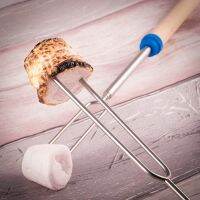 【คุณภาพสูง】spxbbq marshmallow ไม้ย่างบาร์บีคิวแบบยืดขยายได้