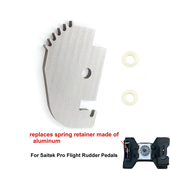 upgrade-for-logitech-saitek-pro-flight-rudder-pedals-brake-pedal-aluminium-spring-holder-shooting-mount-spare-parts