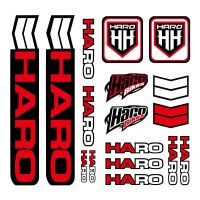 สติกเกอร์สำหรับ Haro Decals กรอบไวนิลลายกราฟิกจักรยานเสือภูเขาครีมกันแดดสีดำสีแดงสีขาว Bmx กันน้ำ PVC