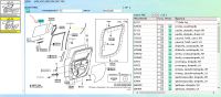 04. 68101-0K272 ชุดประกอบกระจก, ประตูหลัง, LH กระจก ประตู Toyota revo โตโยต้า รีโว่ 2015-2022 4 ประตู ยกสูง (TMT)