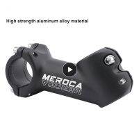 MEROCA MTB Power 45องศา Handlebar Riser บวกและลบ31.8*90มม. จักรยานคาร์บอน Handlebar หลอด28.6ส้อมความสูง