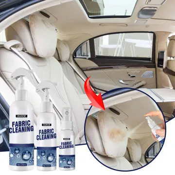 30ML Car Interior Cleaning Agent Cleaner Woven Fabric Car Roof Cleaning  Tool