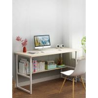 พร้อมส่ง โปรโมชั่น โต๊ะทำงานพร้อมชั้นวางของ โต๊ะคอม โต๊ะหนังสือ Working table with shelf ส่งทั่วประเทศ โต๊ะ ทำงาน โต๊ะทำงานเหล็ก โต๊ะทำงาน ขาว โต๊ะทำงาน สีดำ