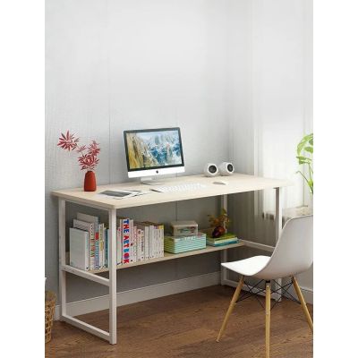 ( โปรโมชั่น++) คุ้มค่า โต๊ะทำงานพร้อมชั้นวางของ โต๊ะคอม โต๊ะหนังสือ Working table with shelf ราคาสุดคุ้ม โต๊ะ ทำงาน โต๊ะทำงานเหล็ก โต๊ะทำงาน ขาว โต๊ะทำงาน สีดำ