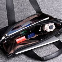 Large capacity handbag business briefcase casual oxford cloth bag canvas men s shoulder messenger computer new