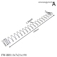 ⚙️[xinxiang] 1.0mm Wire diameter Square ฤดูใบไม้ผลิการบีบอัดแบน