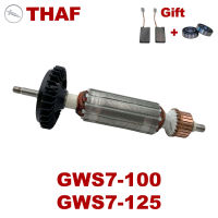 AC220V-240V Armature Rotor Anchor Replacement สำหรับ เครื่องบดมุม GWS7-100 GWS7-115 GWS7-125