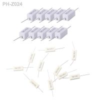 10 PCS 5W 10 Ohm Ceramic Load Resistors 10X Wirewound Ceramic Cement Resistors 100 Ohm 5W Watt 5